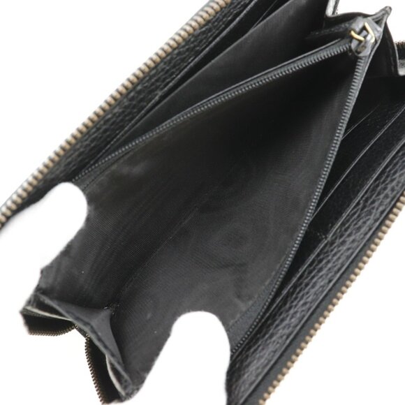 GUCCI Black Leather GG Marmont Wallet - Picture 7 of 11